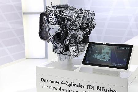 Motor Vierzylinder-Biturbo-Diesel VW