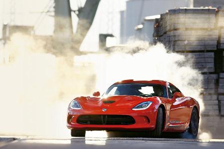 SRT Viper, Frontansicht, Driften