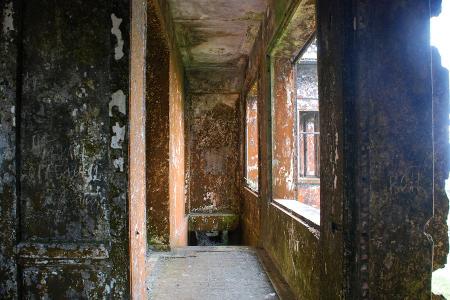 Verlassene Innenräume vonBokor Hill Station
