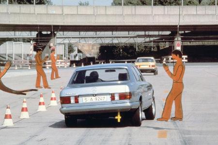 Mercedes Einfahrbahn