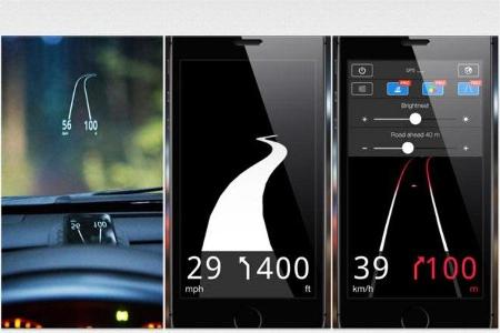 Die kostenlose HUDway-App projiziert Abbiegehinweise und die Geschwindigkeit auf die Frontscheibe. Das ideale Tool für Einst...