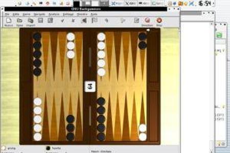 Backgammon spielen gegen menschliche und Computergegner.