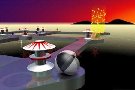 Rätsel- und Geschicklichkeitsspiel Neverball.