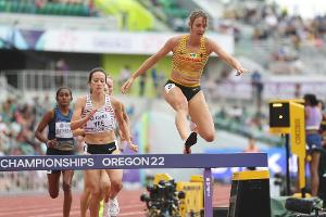 Hindernisläuferinnen Meyer und Burkard im Finale