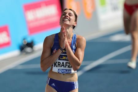 400 m Hürden: Krafzik und Abuaku im EM-Finale