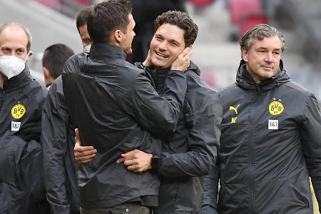 33. ST 2020/21: 1. FSV Mainz 05 (A) 3:1 (2:0) - 0:1 Raphael Guerreiro (23.), 2:0 Marco Reus (42.), 3:0 Julian Brandt (80.), 3:1 Robin Quaison (90.+1)