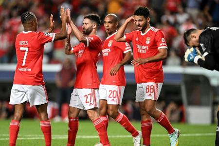 Aus für Kiew - Schmidt mit Benfica in der Gruppenphase