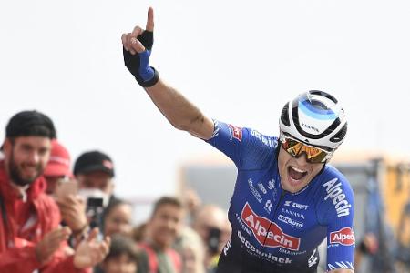 Vine feiert zweiten Tagessieg - Evenepoel weiter Führender