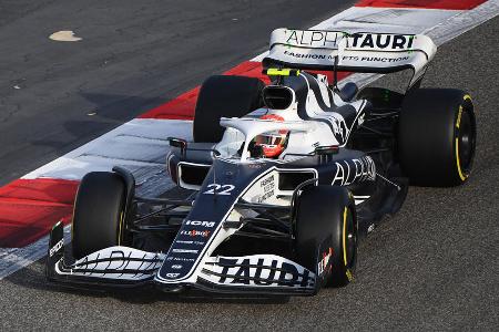 Start aus Boxengasse: Yuki Tsunoda (AlphaTauri) - 1:46.692 in Q1 - Qualifiziert P14, aber Motorenwechsel vor Rennbeginn