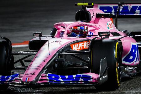 Platz 16: Esteban Ocon (Alpine) - 1:45.180 in Q3 - Qualifiziert P5, aber Motorenstrafe