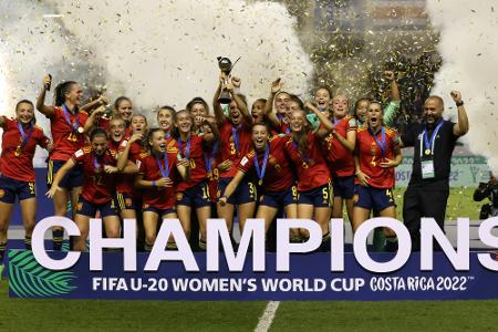 Spaniens Fußballerinnen U-20-Weltmeister