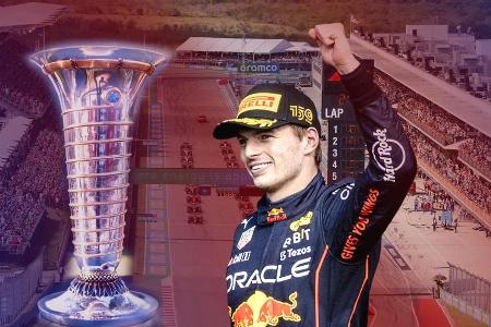 Formel-1-Prognose: So früh wird Max Verstappen Weltmeister - Max Verstappen geht mit 93 Punkten Vorsprung vor Red-Bull-Teamkollege Sergio Pérez und 98 Punkten vor Ferrari-Pilot Charles Leclerc in die letzten acht ausstehenden Grands Prix. Maximal 208 Zähler sind noch zu vergeben. Wann hat Verstappen seinen zweiten WM-Titel in der Tasche? Wir wagen eine Prognose: