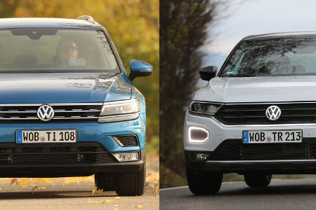 Entweder ODER Vergleich VW Volkswagen Tiguan T-Roc SUV