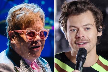 Harry Styles und Elton John zollen der Queen bei Konzert Tribut