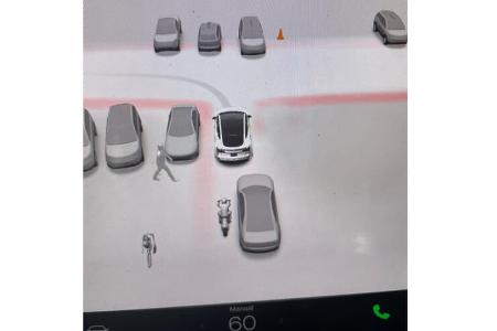 fehlerhafte Umgebungserkennung Tesla