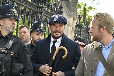 Auch Beckham nimmt Abschied von der Queen