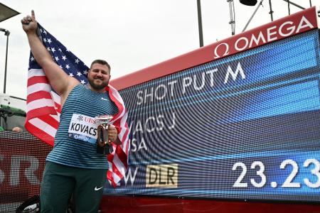 Diamond League: Kovacs stößt nah an den Weltrekord heran
