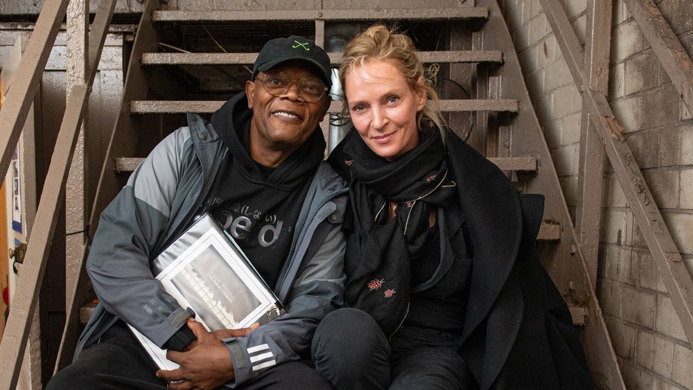 Samuel L. Jackson und Uma Thurman: 