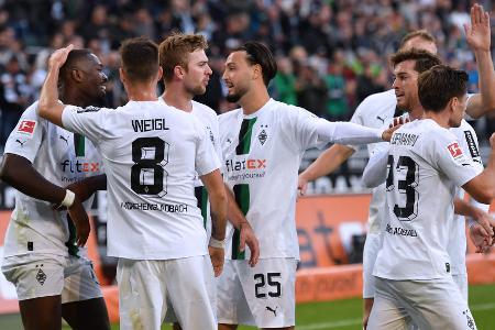 Platz 2: Borussia Mönchengladbach: 85,5 Prozent angekommene Pässe - 31,5 Prozent aller Pässe gingen nach vorn, 15,4 Prozent waren Rückpässe und bei 53,1 Prozent aller Gladbacher Zuspiele handelte es sich um Querpässe.