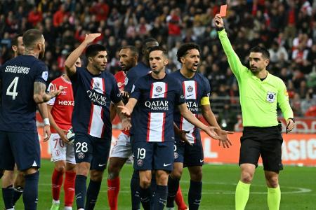 28. Platzverweis für Ramos: PSG mit Nullnummer in Reims