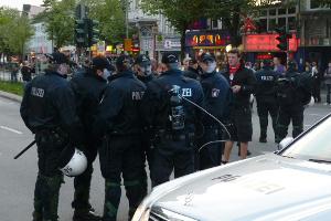 Ausschreitungen vor Hamburger Derby