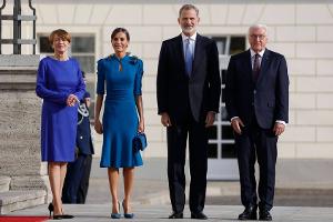 Felipe VI. und Letizia zum Staatsempfang bei Frank-Walter Steinmeier