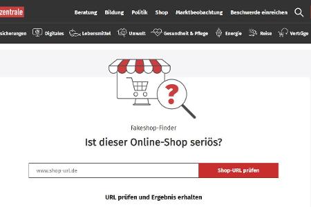 Der Fakeshop-Finder der Verbraucherzentrale NRW.