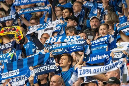 Platz 10: TSG 1899 Hoffenheim - Veränderung gegenüber Juni 2021: +7,3 Prozent, auf 11.000 Mitglieder