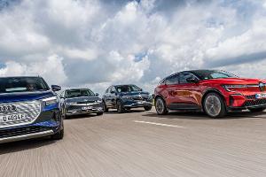 Audi Q4 E-Tron, Hyundai Ioniq 5, Mercedes EQA, Renault Megane E-Tech