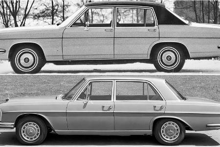 V8 Vergleich 1970 Mercedes Opel