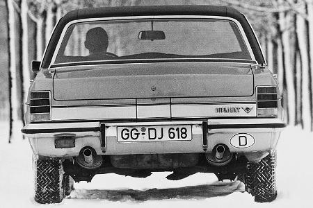 V8 Vergleich 1970 Mercedes Opel