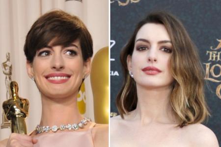 Pixie-Cut, Bob, Pony: Anne Hathaway und ihre größten Typveränderungen