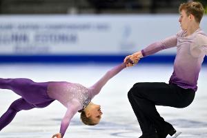 Eiskunstlauf: Roscher/Schuster gewinnen Bronze in Sheffield