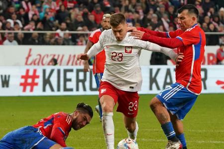 Lewandowski geschont: Polen bezwingt Chile bei WM-Test