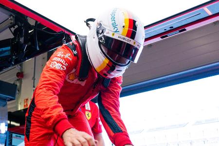 Vettel resigniert in Horror-Saison - In der Saison 2020 fährt Vettel im Ferrari nur noch hinterher. Nach einem gebrauchten Wochenende in Silverstone resigniert der vierfache Weltmeister: 'Ich glaube, von da wo ich bin, kann es nicht mehr viel schlimmer werden.'