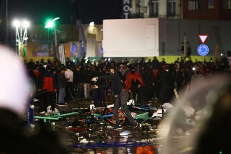 Nach Marokko-Sieg: Krawalle in Belgien und den Niederlanden
