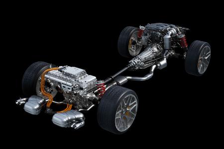 Mercedes AMG E Performance Hybrid mit elektrischem Abgas-Turbolader