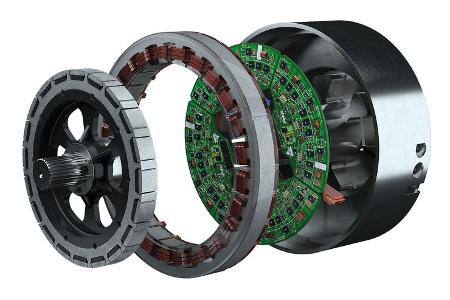 Radialflussmotor Elektromotor