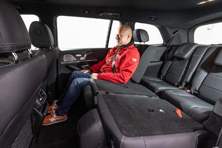 Mercedes GLS 400d, Rückbank