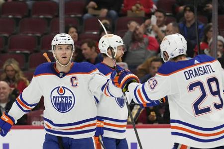 NHL:Draisaitl und Peterka treffen jeweils