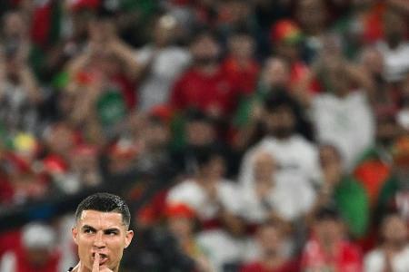 Ronaldo liefert sich Wortgefecht bei Auswechslung