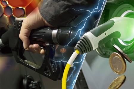 Energie Strom Benzin Diesel Laden Tanken Kosten Vergleich