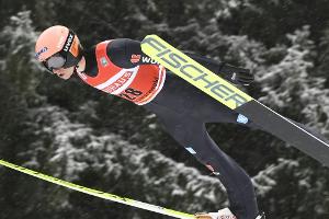 Skispringen: Geiger beim Heimspiel auf Platz drei