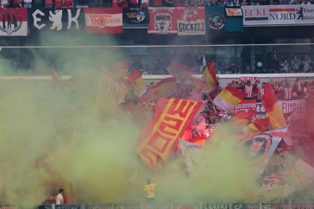 Pyro im Derby: Union muss 40.000 Euro Geldstrafe zahlen