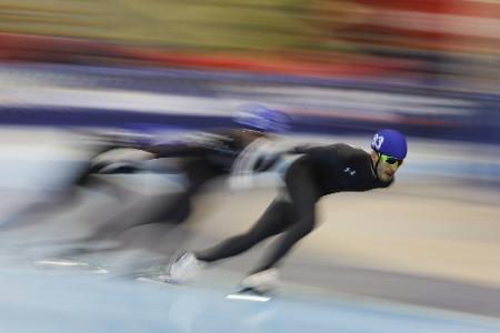 Eisschnelllauf: Teamsprinter verbessern deutschen Rekord