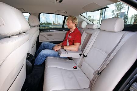 BMW 520d, Fondsitz, Beinfreiheit