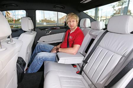 Mercedes E 250 Bluetec, Fondsitz, Beinfreiheit