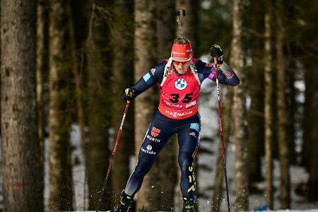 Biathletin Herrmann-Wick auch im Verfolger am Podest vorbei