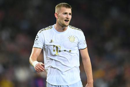 FC Bayern: De Ligt sieht noch Raum für Verbesserungen