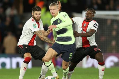 Ligapokal: ManCity scheitert an Schlusslicht Southampton
